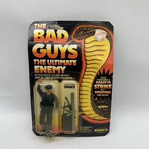 Remco 1982 The Bad Guys Code The Ultimate Enemy Sealed Card Code name Snake NEW - Picture 1 of 4