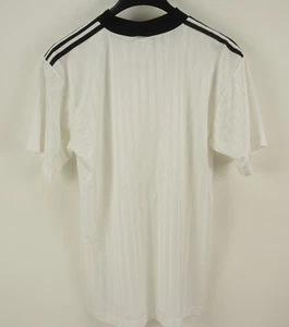 Vintage 80s 90s adidas USA Center Logo Three Stripe High Neck Shirt Men's Medium - Picture 1 of 11
