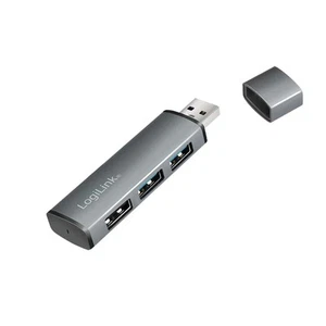 LOGILINK USB3.2 Hub UA0395, 3-Port, Alugehäuse - Bild 1 von 6