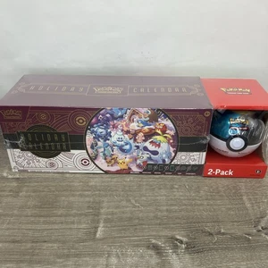 Pokemon TCG 2025 Calendario Vacanze Pokeball Bundle Costco Esclusivo Sigillato - Foto 1 di 6