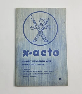 1969 X-Acto Project Handbook And Hobby Tool Guide Pamphlet - Picture 1 of 5
