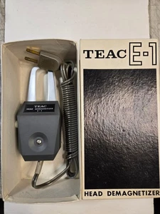 Teac E-1 Head Demagnetizer Mint In Box - For Reel to Reel Tape Recorders - Picture 1 of 3