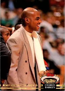 1992-93 Stadium Club #197 Charles Barkley basketball card 7TTT - Picture 1 of 2