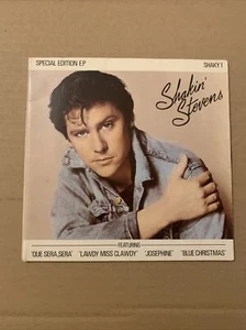 SHAKIN' STEVENS * BLUE CHRISTMAS EP * Original Pop 7" GATEFOLD SLEEVE - Picture 1 of 1