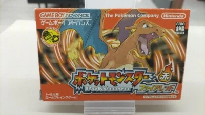 Pokemon: FireRed Version Game Boy Advance COMPLETE w/ Box manual (Japan) F/S - Image 1 of 4