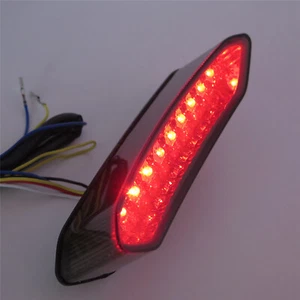 Smoke LED Tail Light for Yamaha YZF R1 YZF-R1 2002-2003 Brake Light Turn Signals - Picture 1 of 11