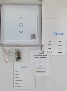 Meross MRS100 Alexa Rolladen WLAN Rolladenschalter, Smart LED Jalousien Schalter - Bild 1 von 9
