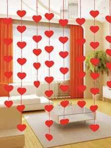 Heart Shaped Decorative Pull Flag Uk Seller - Picture 1 of 3