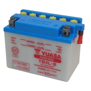 APRILIA SR Air 50 1993-1996 BATTERIA YUASA YB4L-B 12V/4AH - Imagen 1 de 7