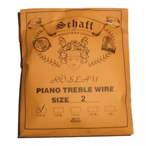 Piano Music Wire Roslau Finest Grade Steel 1/4 Lb. Coil Size 2 - .011" Diameter - Picture 1 of 1