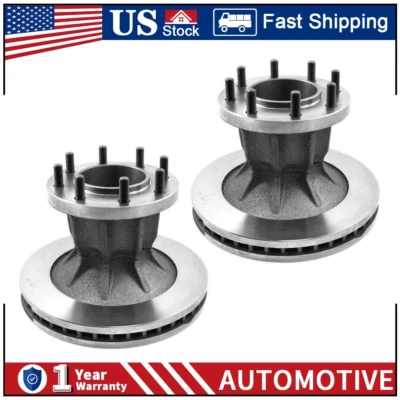 2x Rotores de freno de disco delanteros y conjunto de buje DuraGo para Chevrolet G30 1996 PZ Foto 1 de 3