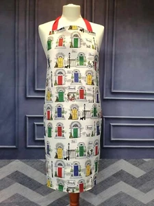 Harrods London Period houses front door images Apron  new - Picture 1 of 3