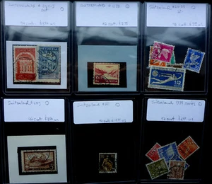 SCHWEIZ AUSWAHL AUF KARTEN Kat.36€ GEBRAUCHT MÖGLICH STEMPELZINSEN - Bild 1 von 1