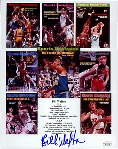 Bill Walton UCLA Bruins Blazers Signed 8x10 Matte Photo JSA Authenticated - Picture 1 of 2