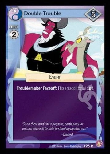 My Little Pony Absolute Discord Double Trouble - 95 - MLP CCG  - Image 1 of 1