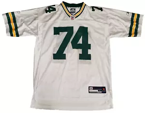 Aaron Kampman Green Bay Packers Reebok NFL away jersey men sz L Large - Picture 1 of 11