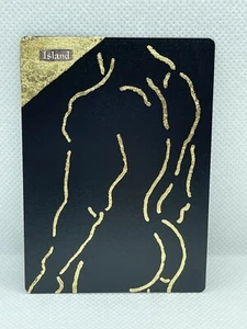 Veränderte MTG Karte - Island - Sensual Line Art - Magic the Gathering - Bild 1 von 2