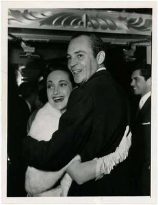 Dorothy Lamour & Husband William Ross 1953 Original Candid Photo at Premiere - Picture 1 of 2