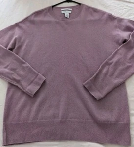 Nordstrom Signature Cashmere Pullover Medium Lavender Damen Normcore - Bild 1 von 10