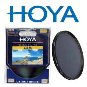 HOYA 46mm ~ 82mm CIR-PL SLIM (PHL) FILTRE POLARISANT Lens CIRCULAIRE - ORIGINAL - Picture 1 of 14
