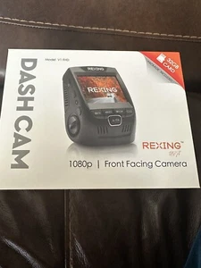 Rexing 1080P Front Facing Dash Cam (32GB Card) 170 Wide Parking Monitor 2.4 LCD - Picture 1 of 2