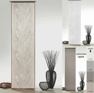 Gardine Flächenvorhang Schiebegardine natur o. stein Baum Äste Ausbrenner Typ326 - Bild 1 von 7