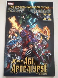 OFFICIAL HANDBOOK OF THE MARVEL UNIVERSE X-MEN AGE OF APOCALYPSE HIGH GRADE 2005 - Picture 1 of 8