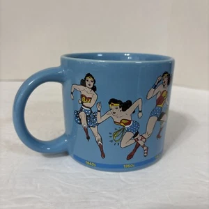 Wonder Woman Through The Years Coffee Mug Cup 2015 12 Oz Philosophers Guild - Picture 1 of 7