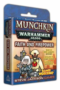 Faith & Firepower 112 Card Booster Munchkin Warhammer 40000 Game Steve Jackson - Picture 1 of 3