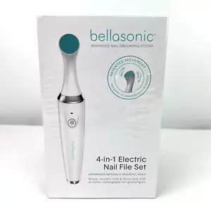 BELLASONIC 4-in-1 Rechargeable Electric Nail File - Shape Smooth Buff Shine NEW - Picture 1 of 5