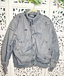 Coogi Australia Men's Gray CG69 Nylon Pockets Bomber Jacket Size XXL - Picture 1 of 16