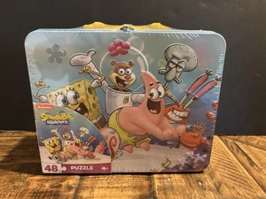 SPONGEBOB SQUAREPANTS 48pc 12.5" x 15" Jigsaw (2024) Puzzle in Lunchbox #6063939 - Picture 1 of 2