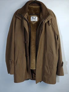 Giorgio Armani Brown Men's Winter Spring Jacket Size L Removable Insulation - Picture 1 of 24
