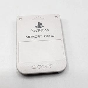 Sony PlayStation OEM Offizielle 1 PS1 PSX Memory Card SCPH-1020 - GRAU - Bild 1 von 4