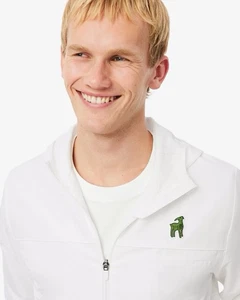 Lacoste X Novak Djokovic The Goat  Jacket White Size M - NEW - Limited Edition - Imagen 1 de 8