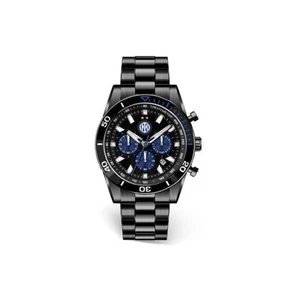 Orologio Uomo FC INTER P-I0477UNN Chrono Bracciale Acciaio Nero OFFICIAL - Foto 1 di 1