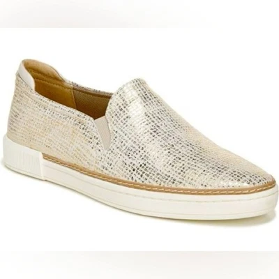 Naturalizado Najade Metálico Dorado Informal Cómodo Sin Cordones Tenis Zapatos 10 W Foto 1 de 4