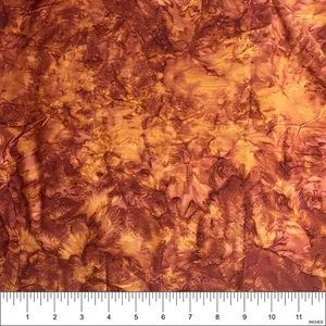 Batik Rust Watercolor by Hoffman Fabrics for Quilt, Sew | one yard - Picture 1 of 2
