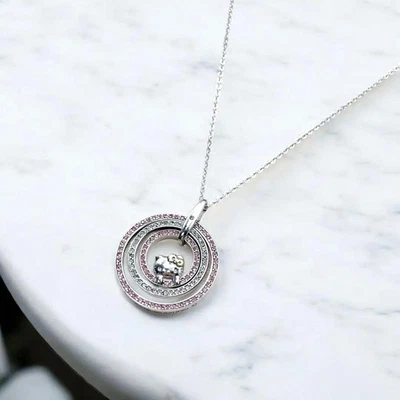 Collana Hello Kitty Cristallo Swarovski Edizione Limitata Ciondolo Argento... - Immagine 1 di 4