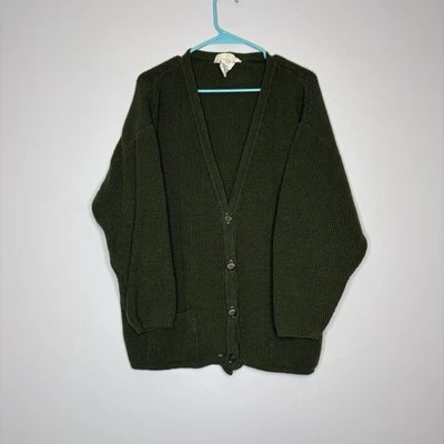 Suéter Recortado Flax By Angelheart Mezcla Algodón Lana Azul Talla Grande Botón Foto 1 de 4