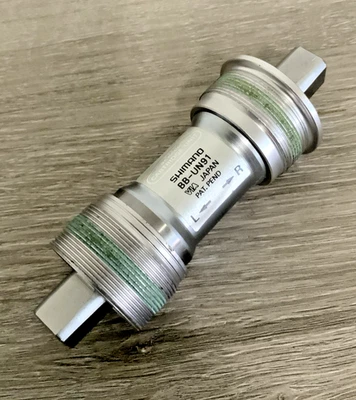 SHIMANO BOTTOM BRACKET SEALED BB-UN91 ITALIAN THREADED 70-114 MM NEW - Image 1 of 3