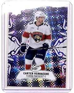2024-25 Upper Deck Ice Purple Carter Verhaeghe Florida Panthers #14 - Picture 1 of 2