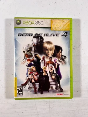Dead or Alive 4 (Microsoft Xbox 360, 2005) Complete NO MANUAL - Image 1 of 4