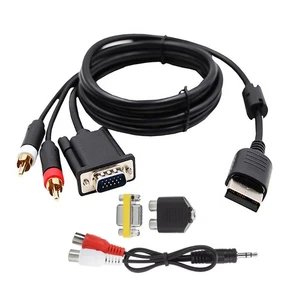 1set High Quality VGA High Definition Cable With Adapter For Dream-cast DC - Picture 1 of 13