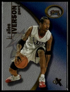 Allen Iverson 2000-01 E-X #65 Philadelphia 76ers - Imagen 1 de 2