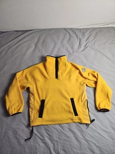 Outdoor Afro X REI CO-OP Fleecejacke Herren Gr. Medium gelb 1/4 Zip leicht - Bild 1 von 8