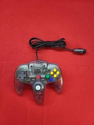 Authentic Nintendo 64 Atomic Purple Controller OEM N64  Tested Working EUC - Image 1 of 4