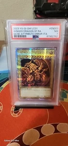 PSA 7 Winged Dragon of Ra LC01 QCR PSA 7 Attribute Error Italian - Picture 1 of 2