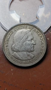 1893 Columbian Expo Silver Half Dollar 50C Columbus Nice XF W697 - Picture 1 of 2