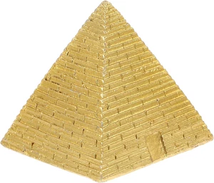 VOSAREA Egyptian Pyramid Statue Mini Resin Pyramid Figurine Sculpture Ancient... - Imagen 1 de 9